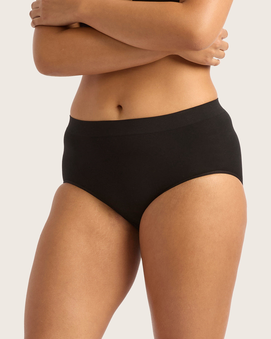 LYOLYTE Full Low Leg Briefs - Black