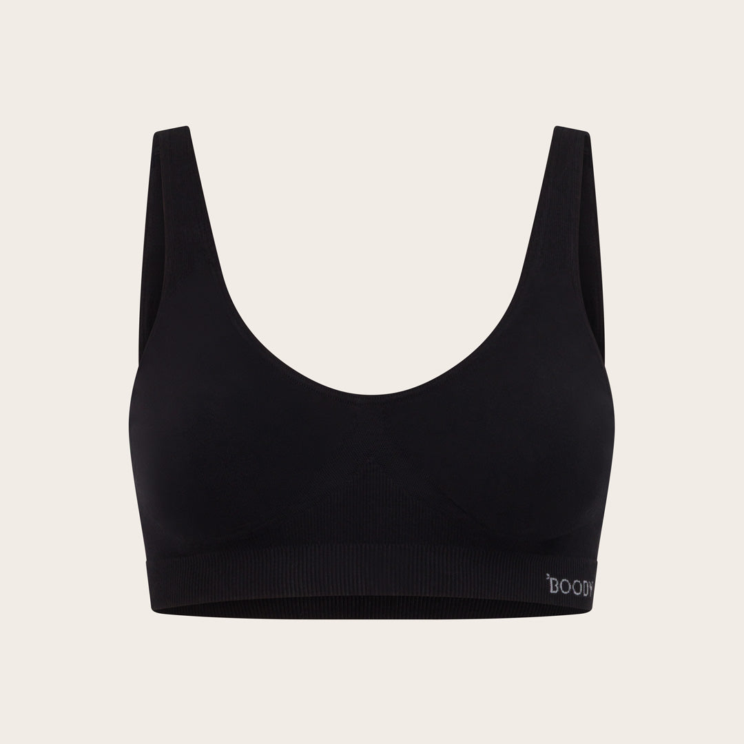 Seamfree Crop Bra - Black