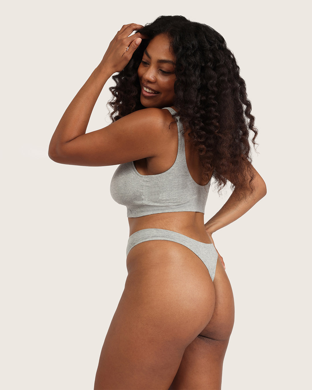 G-String - Light Grey Marl