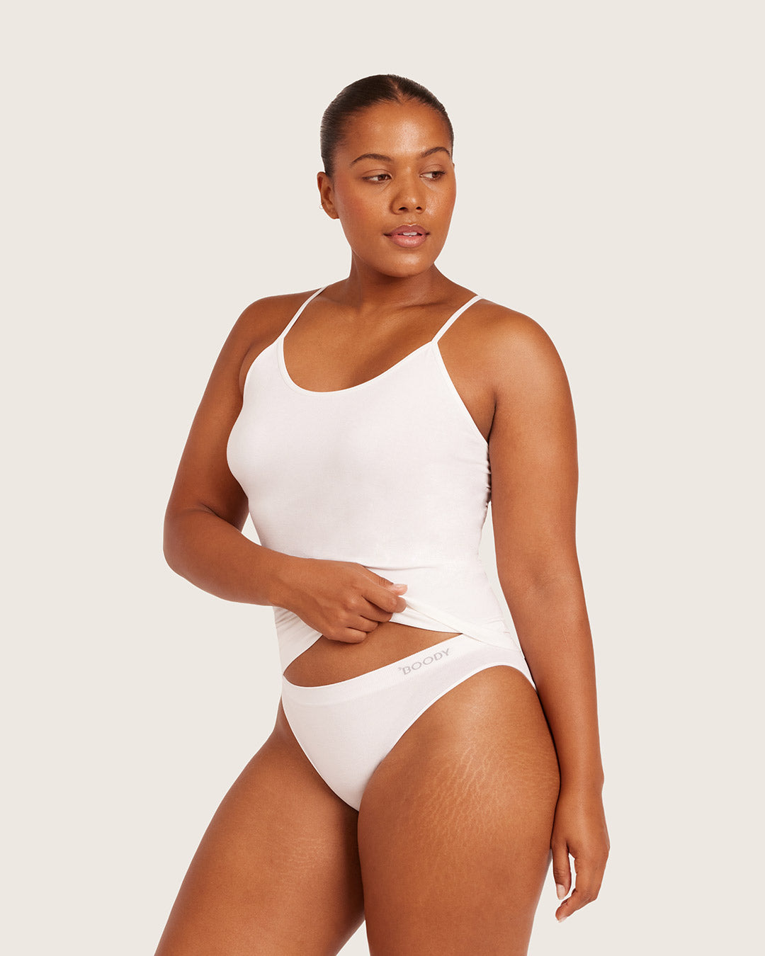 Base Layer Cami Top - White