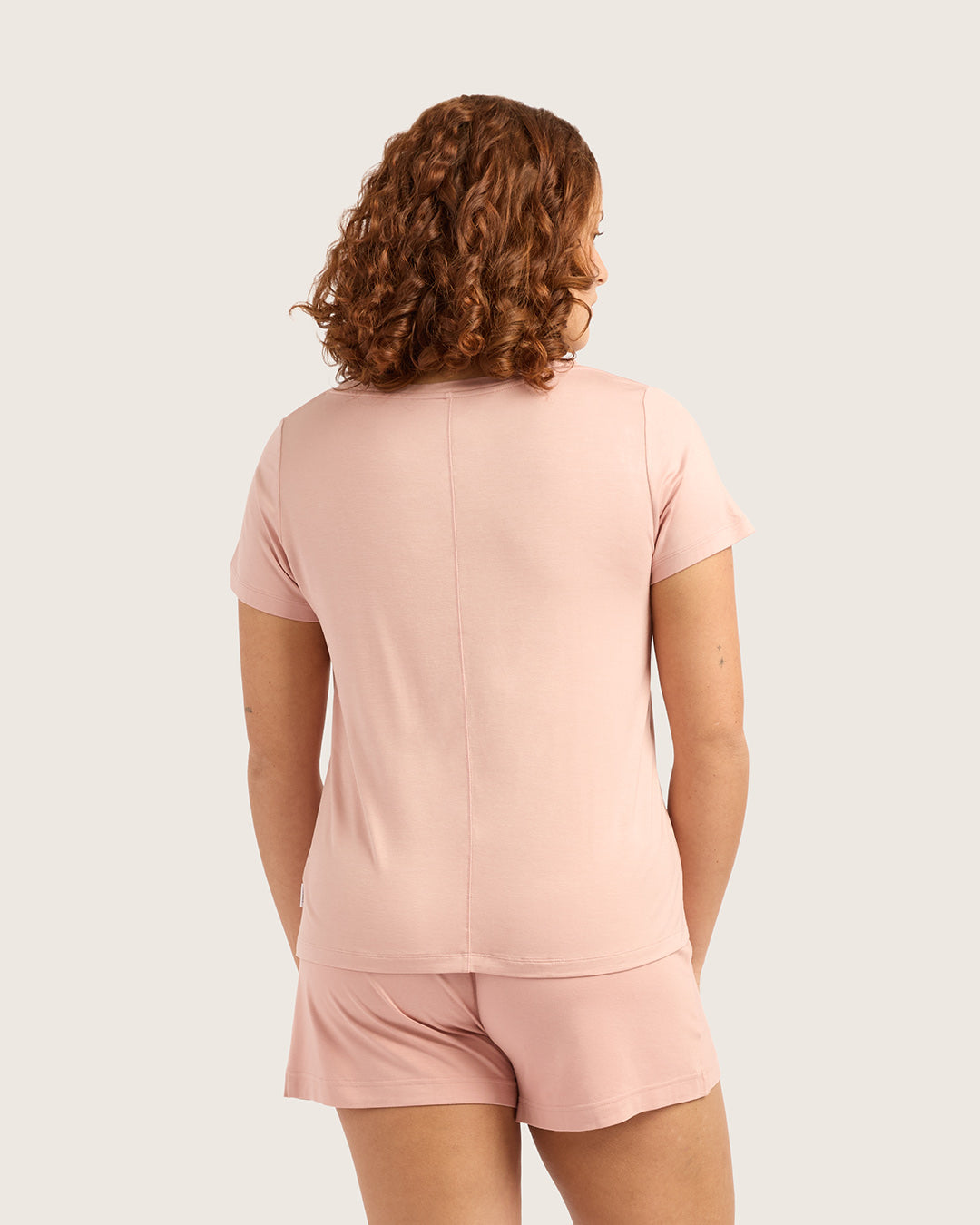 Goodnight Sleep Tee - Dusty Pink