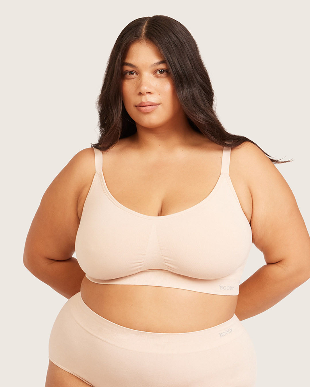 Full Bust Wireless Bra - Shell