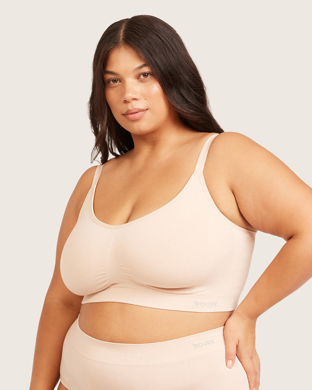 Full Bust Wireless Bra - Shell