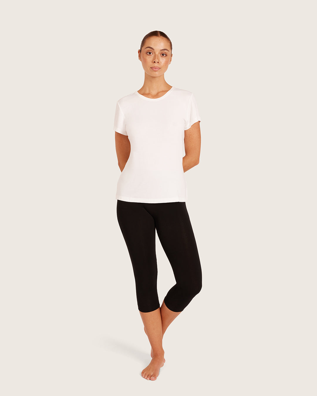 Base Layer 3/4 Leggings - Black