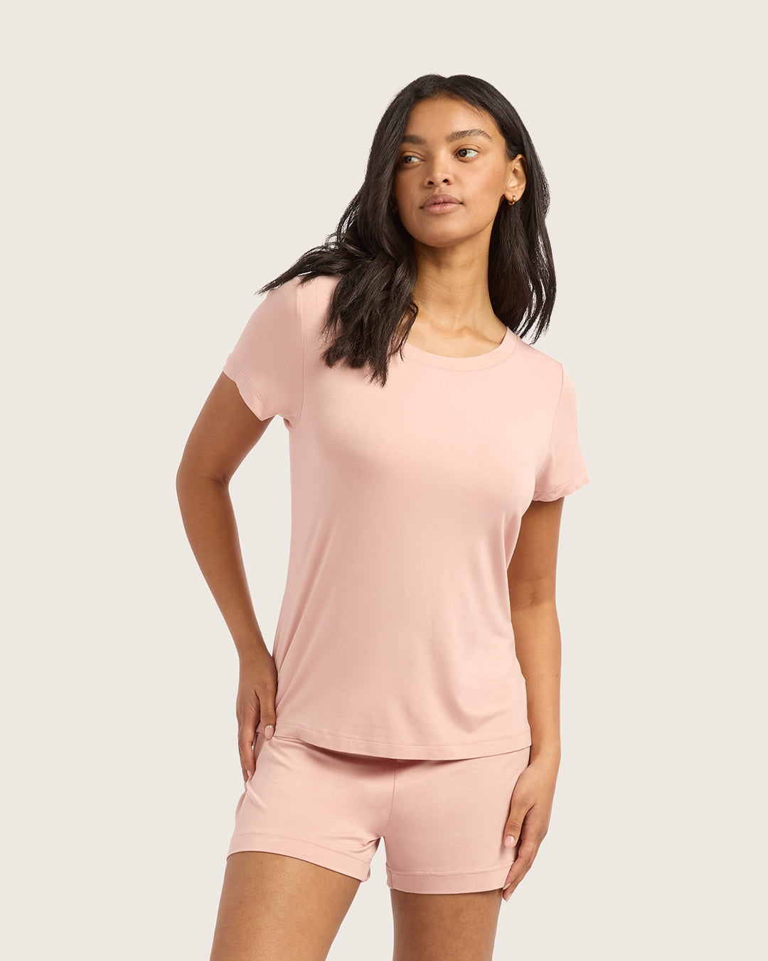 Goodnight Sleep Tee - Dusty Pink