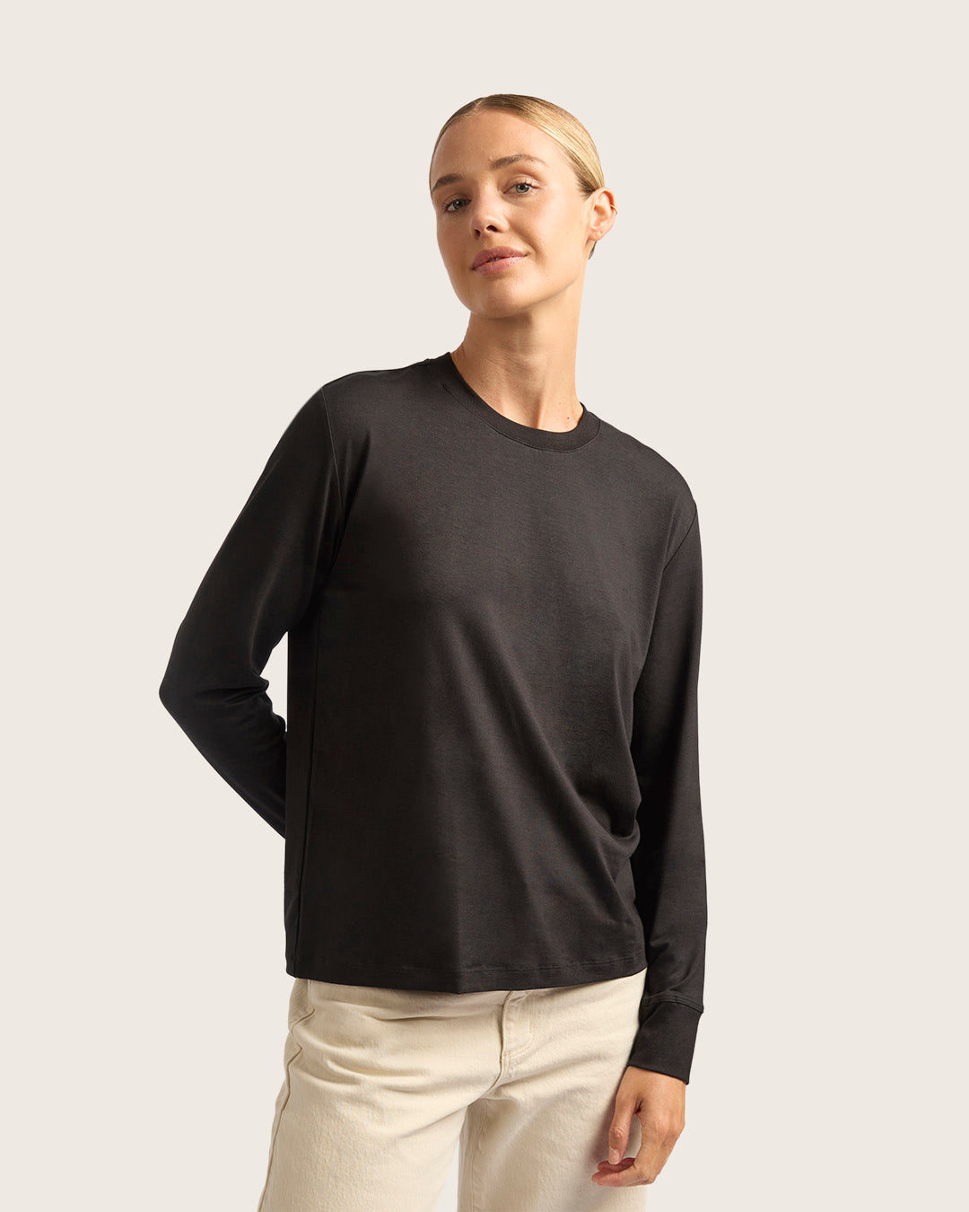 Women's Classic Long Sleeve T-Shirt - Black