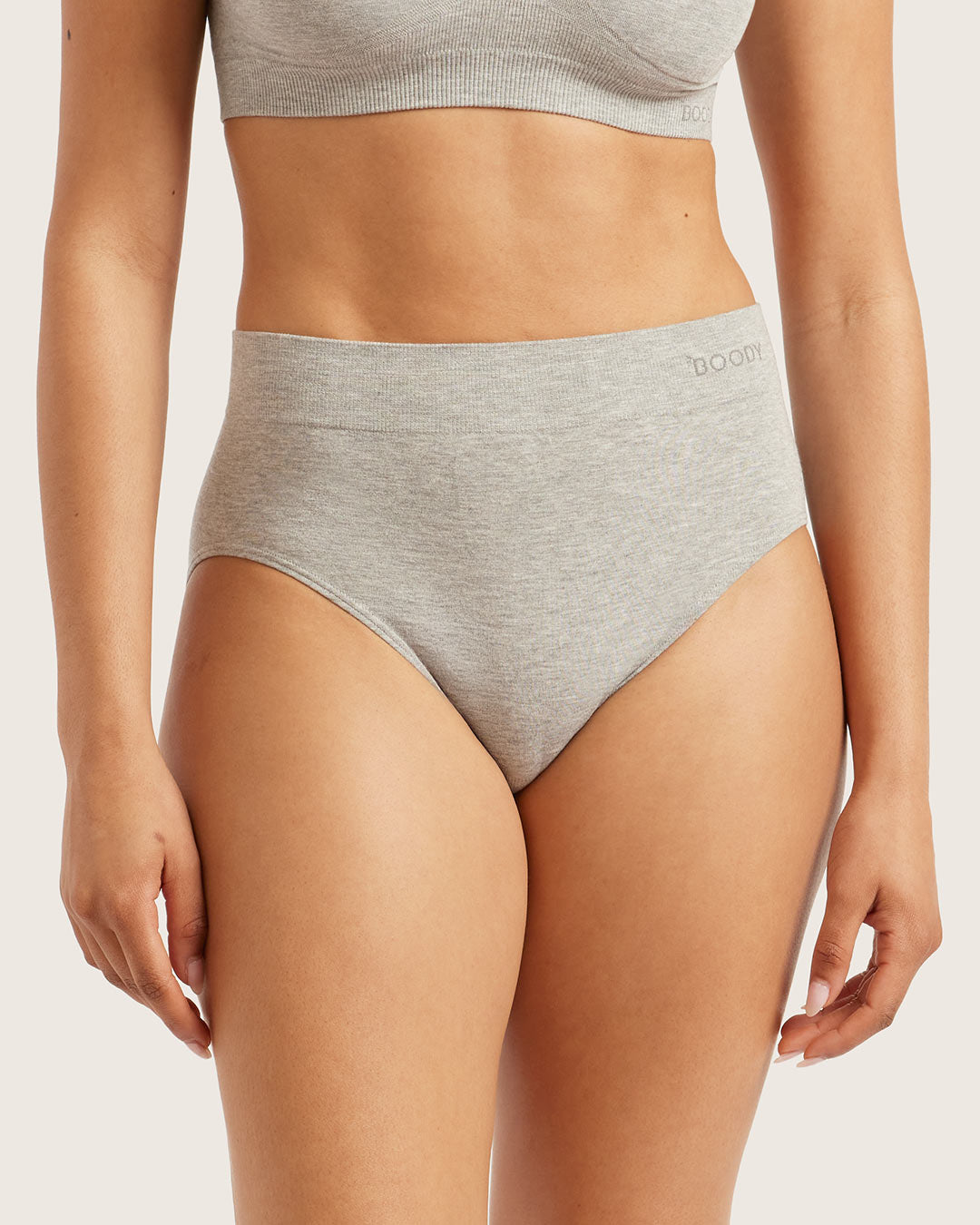 Full Briefs - Light Grey Marl