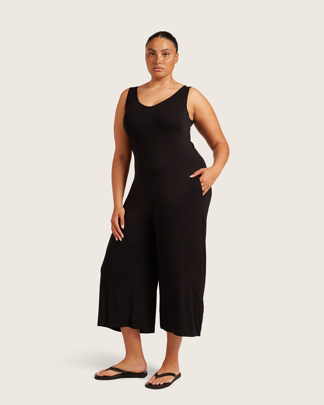 Long Jumpsuit - Black