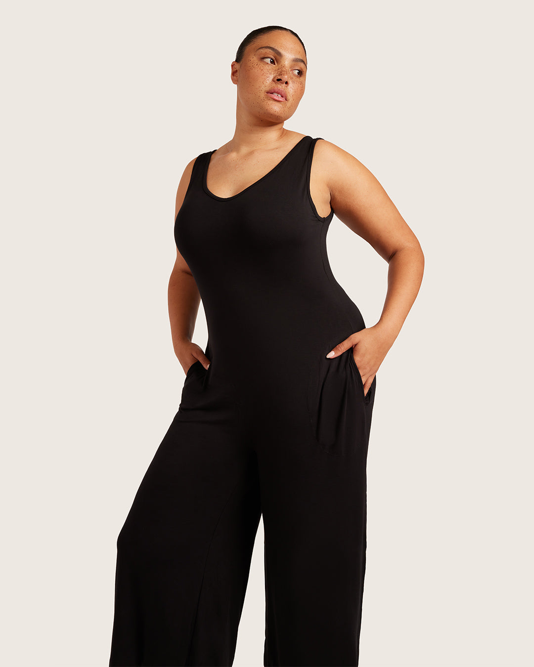 Long Jumpsuit - Black
