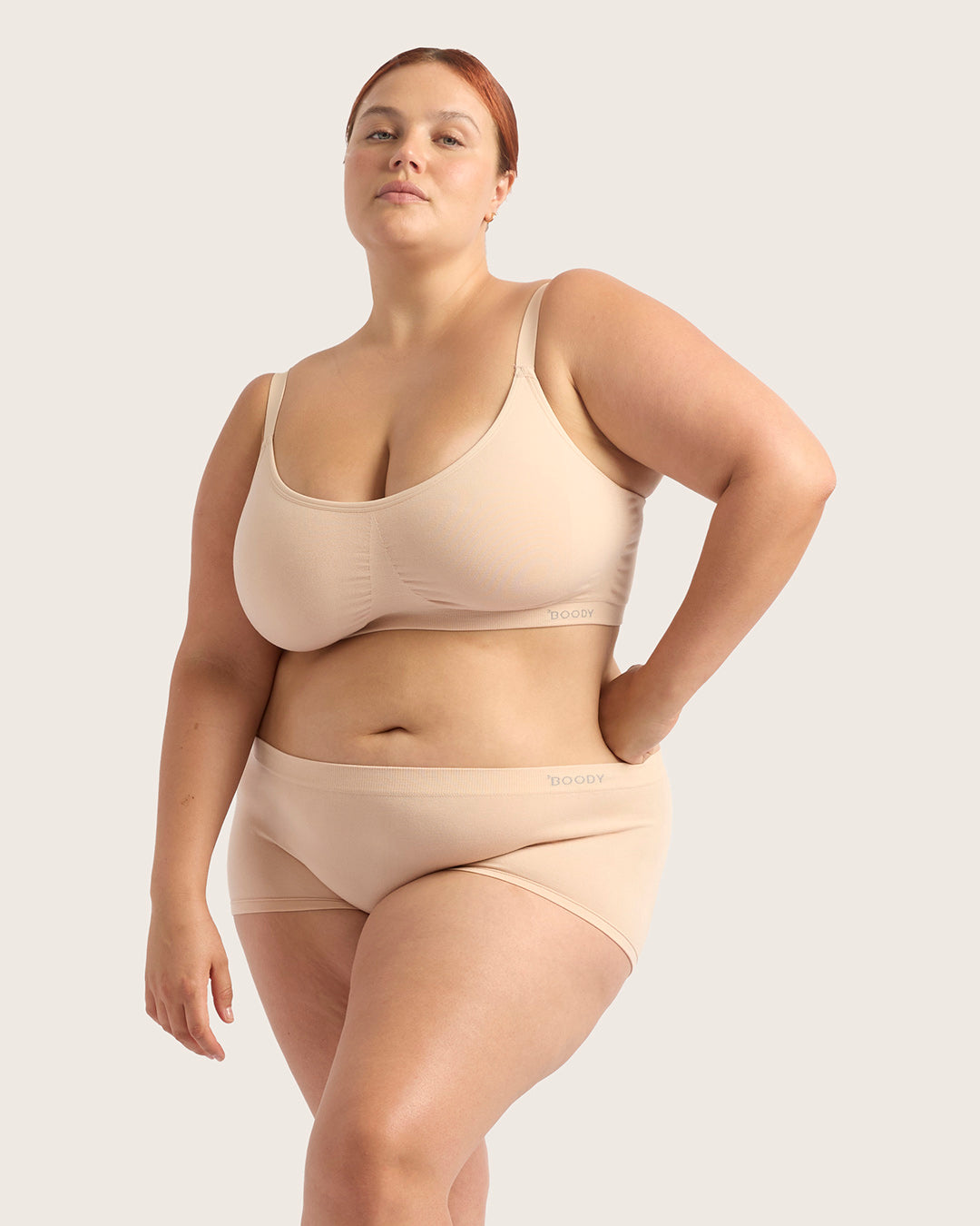 Boyleg Briefs - Nude