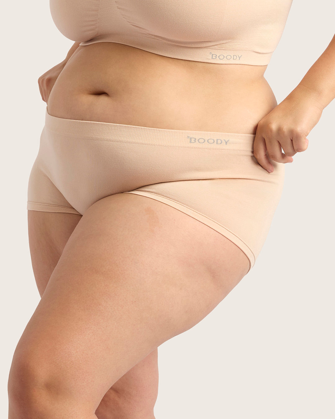 Boyleg Briefs - Nude