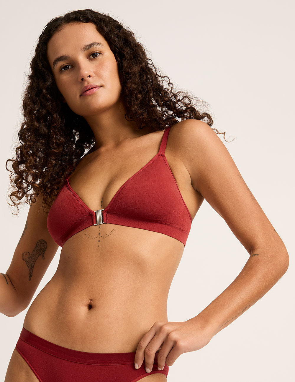 LYOLYTE Padded Bralette - Ruby