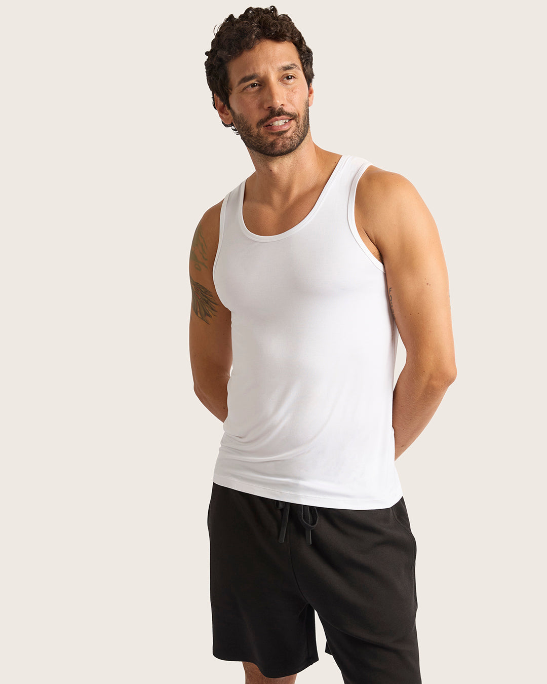 Men's Singlet - White