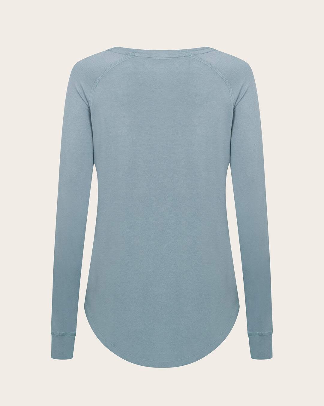 Goodnight Raglan Sleep Top - Mineral Blue
