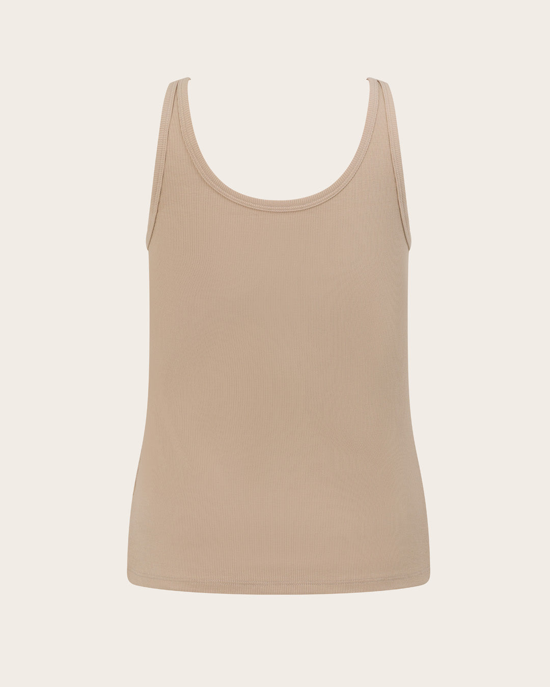 Women's Ribbed Tank Top - Stone