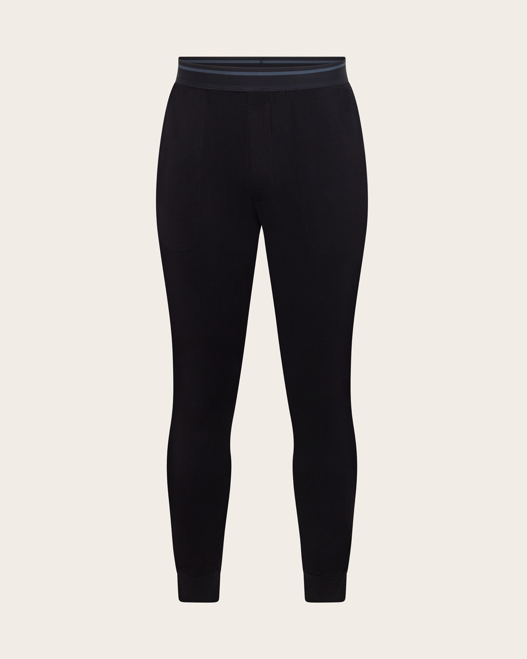 Men's Cuffed Sleep Pants - Black