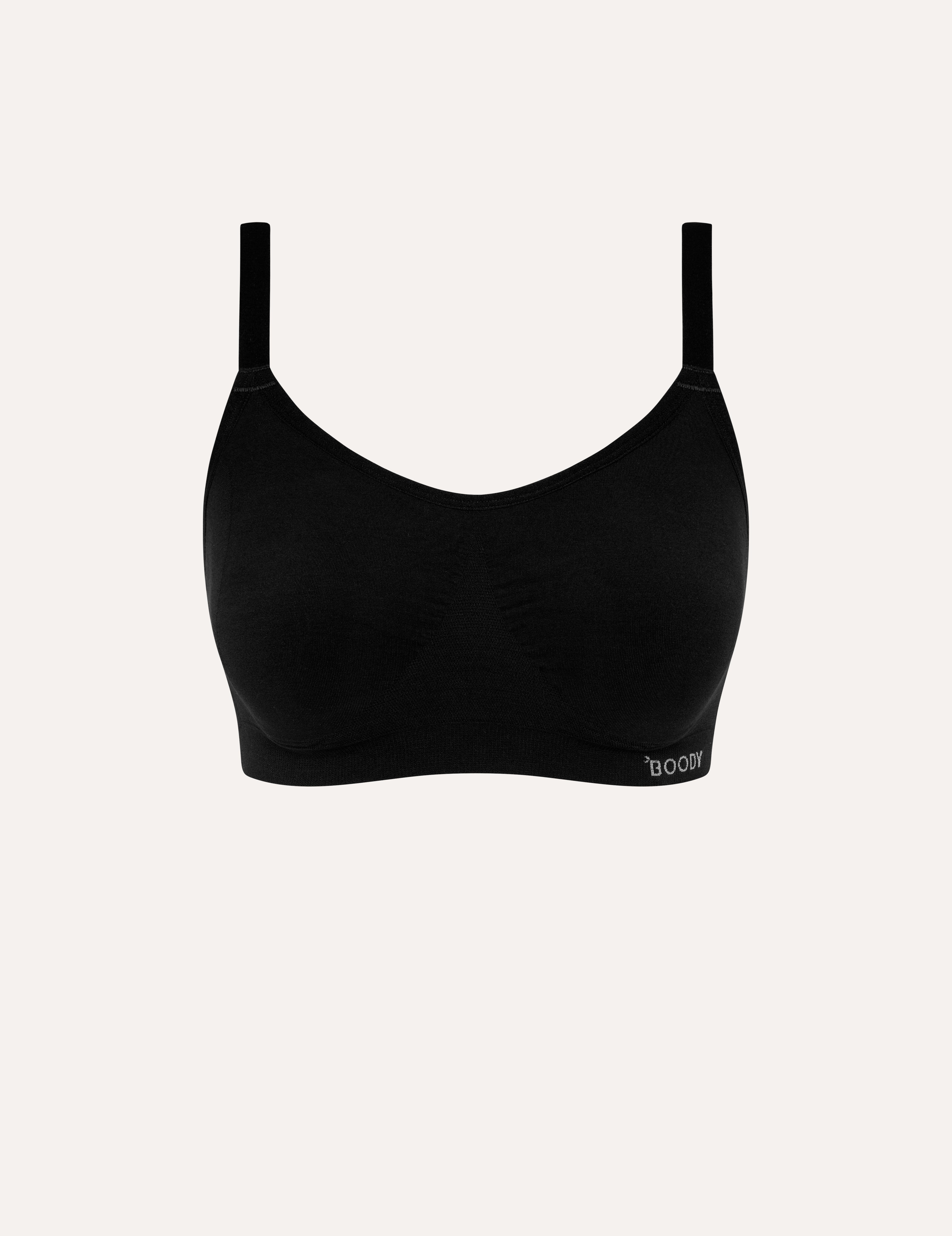 Full Bust Wireless Bra - Black