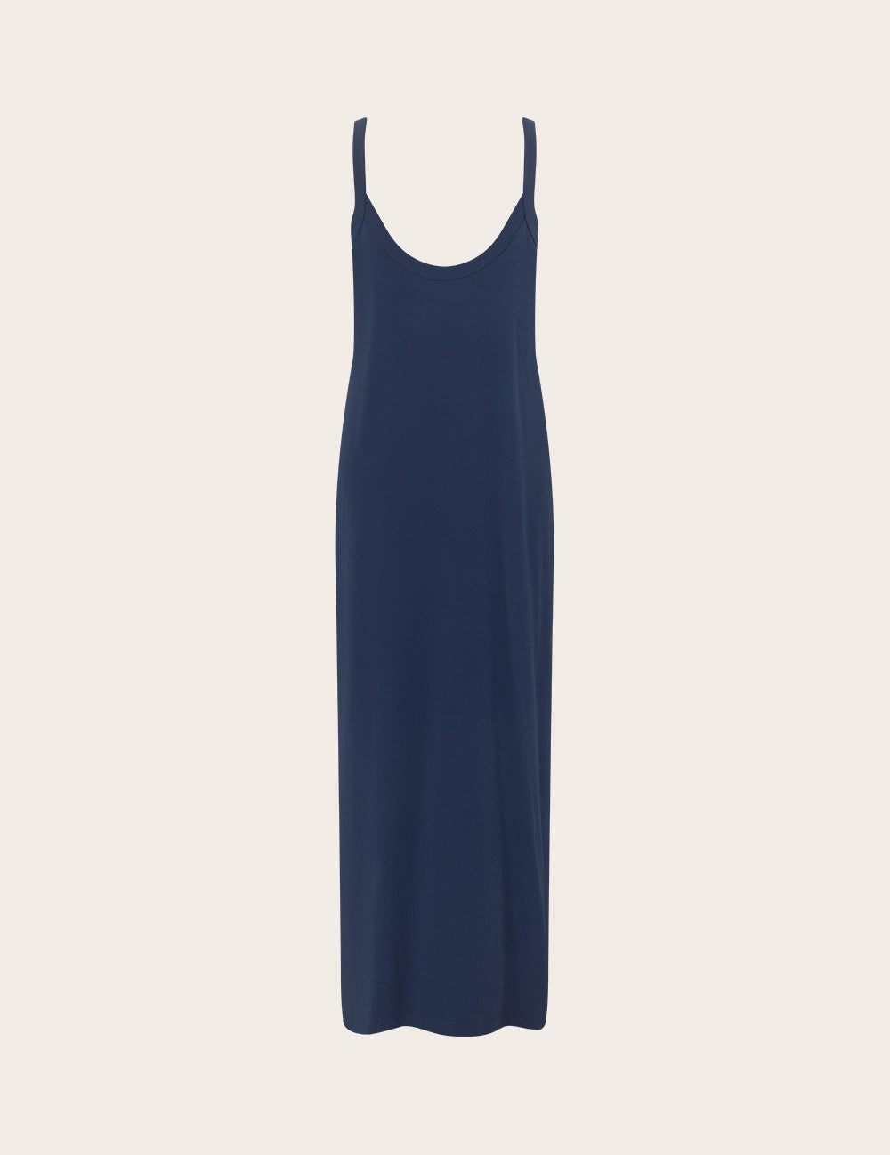 V-Neck Slip Dress - Navy