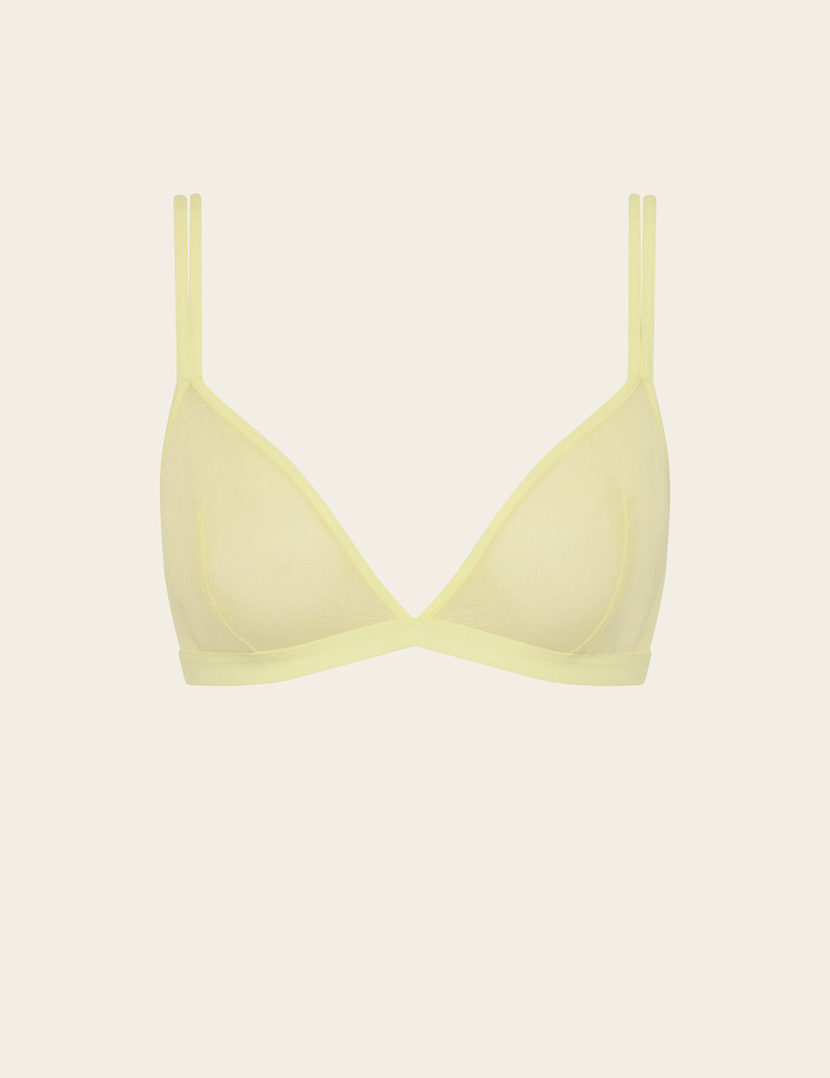 FreeMesh Triangle Bralette - Lemon