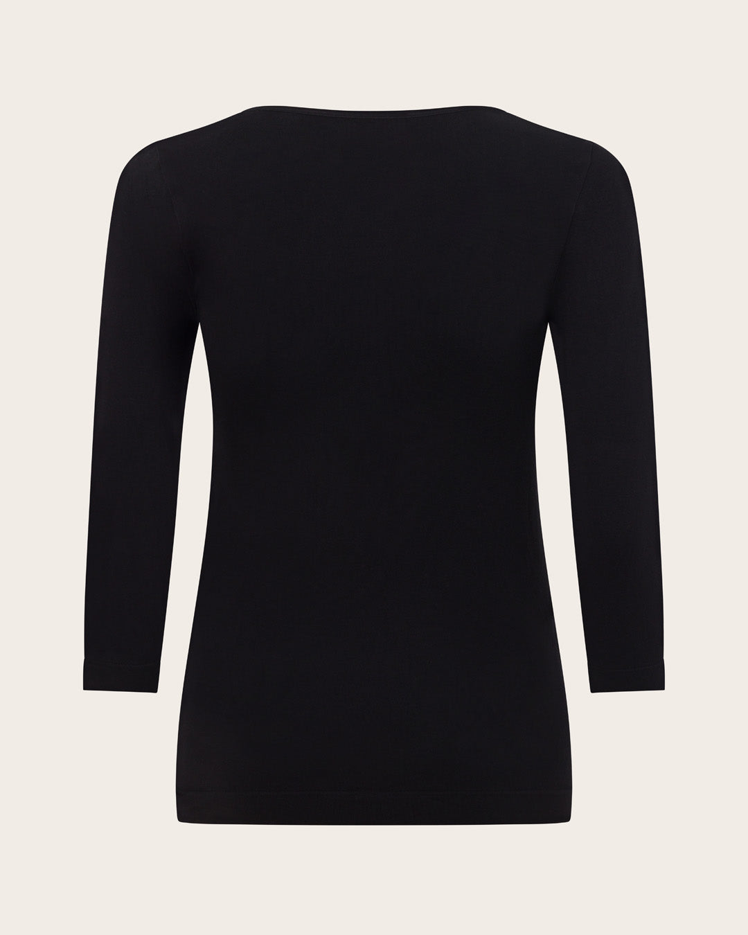 Base Layer 3/4 Sleeve Top - Black