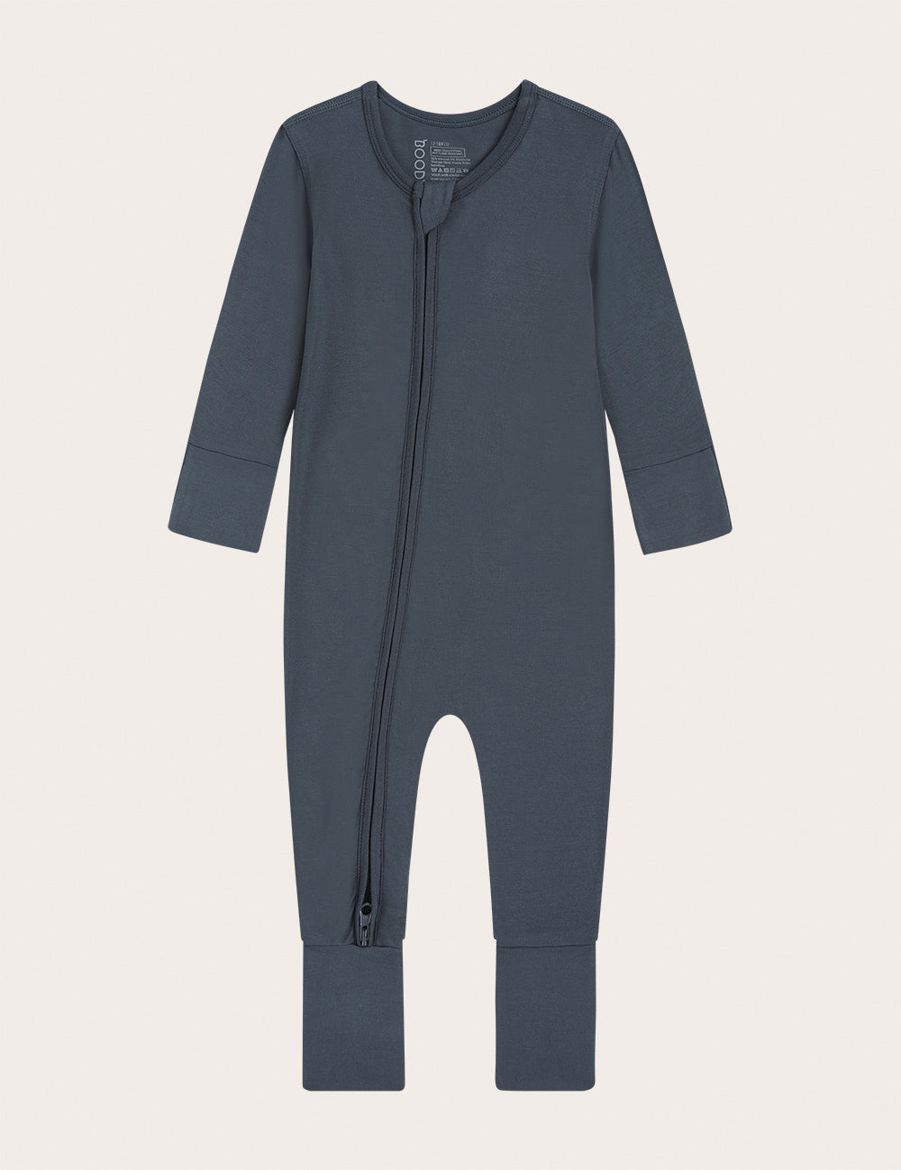 Baby Long Sleeve Romper - Storm