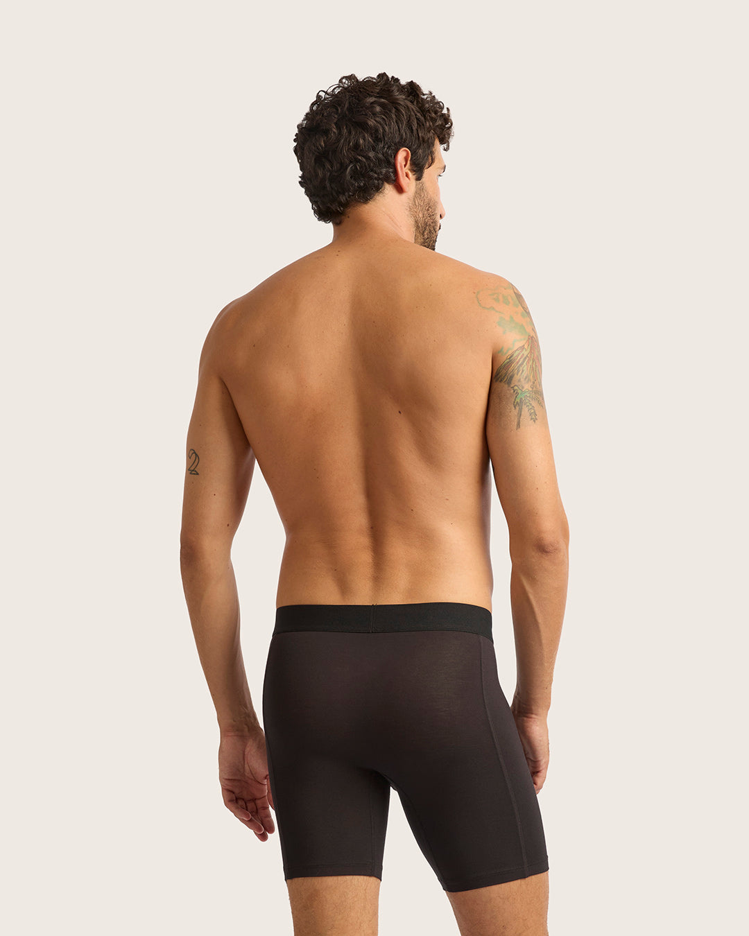 Men's Everyday Mid-Length Boxer Briefs - Black