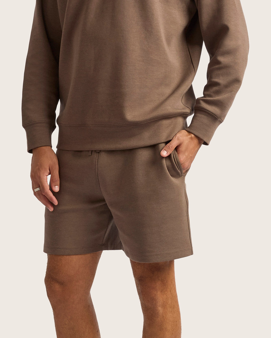 Men's Sweat Shorts 6" - Oyster