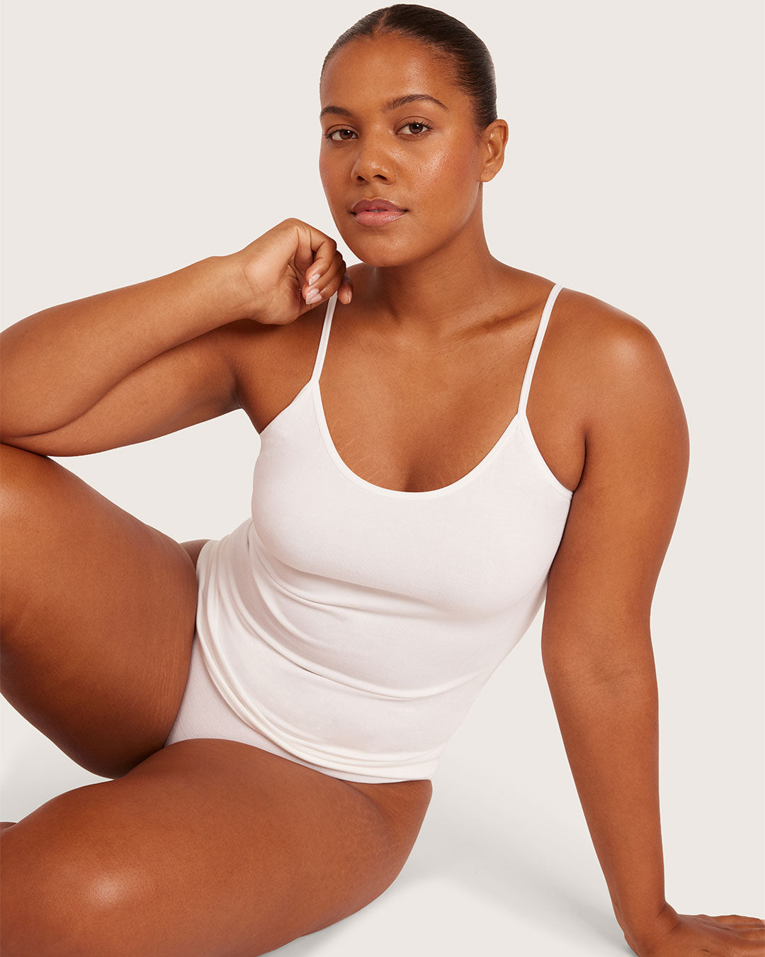 Base Layer Cami Top - White