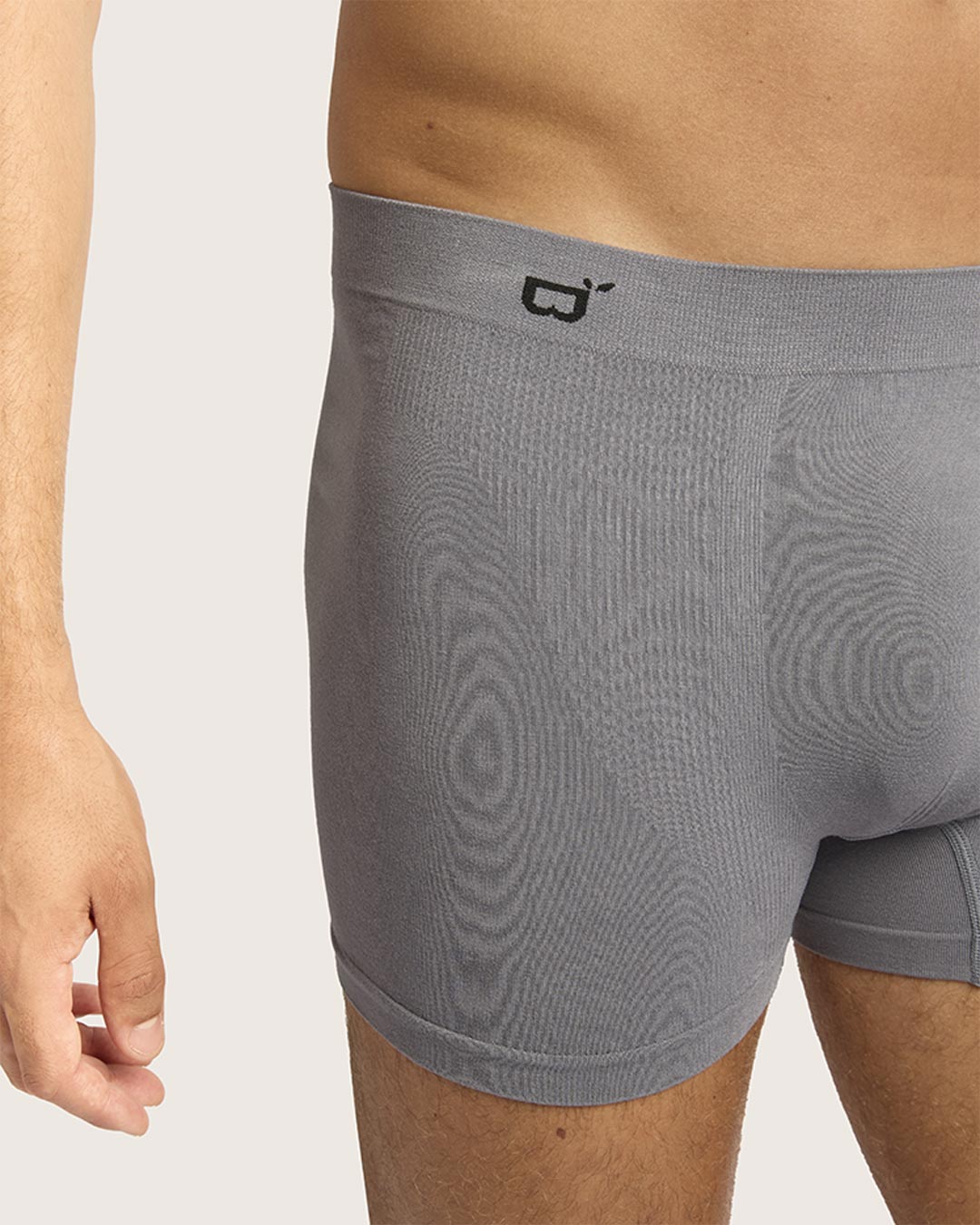 Men's Seamfree Boxer Briefs - Charcoal