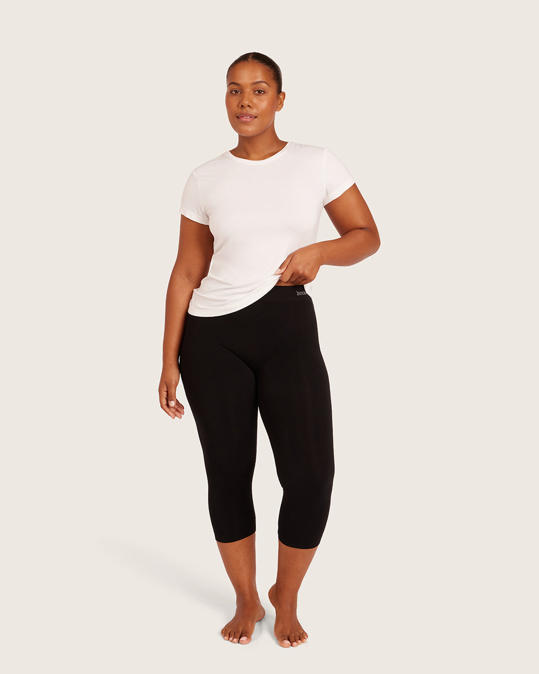 Base Layer 3/4 Leggings - Black