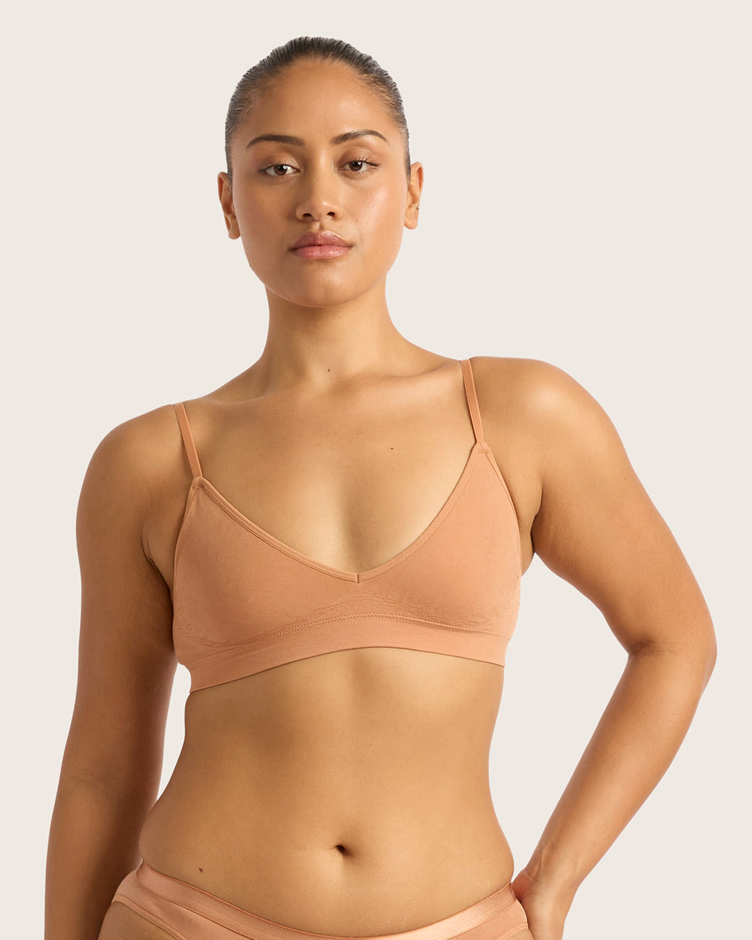 LYOLYTE Triangle Bralette - Dune