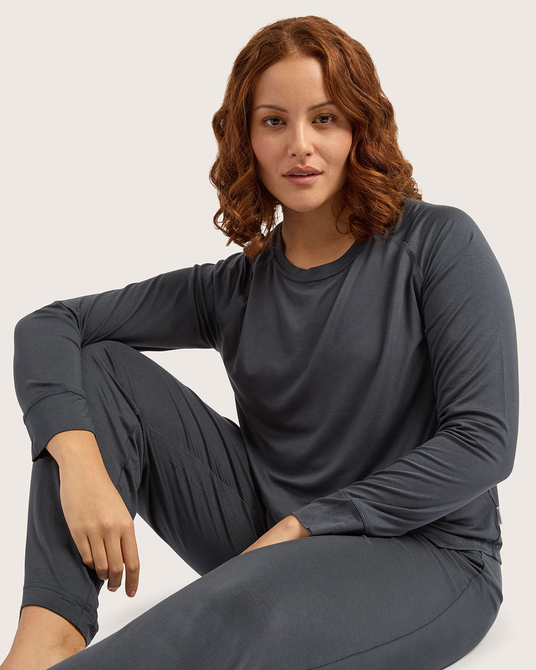 Goodnight Raglan Sleep Top - Storm