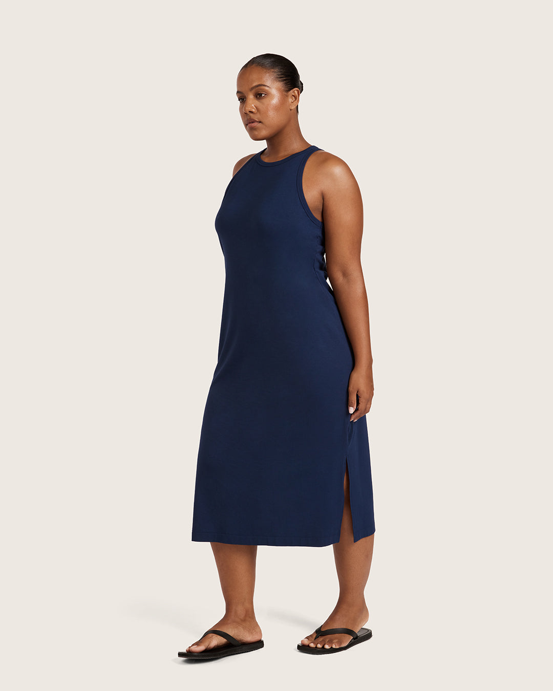 Racerback Dress - Navy