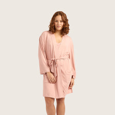 dusty pink dressing gown Andrea & Leo A1231 Dress Dusty Rose / 4