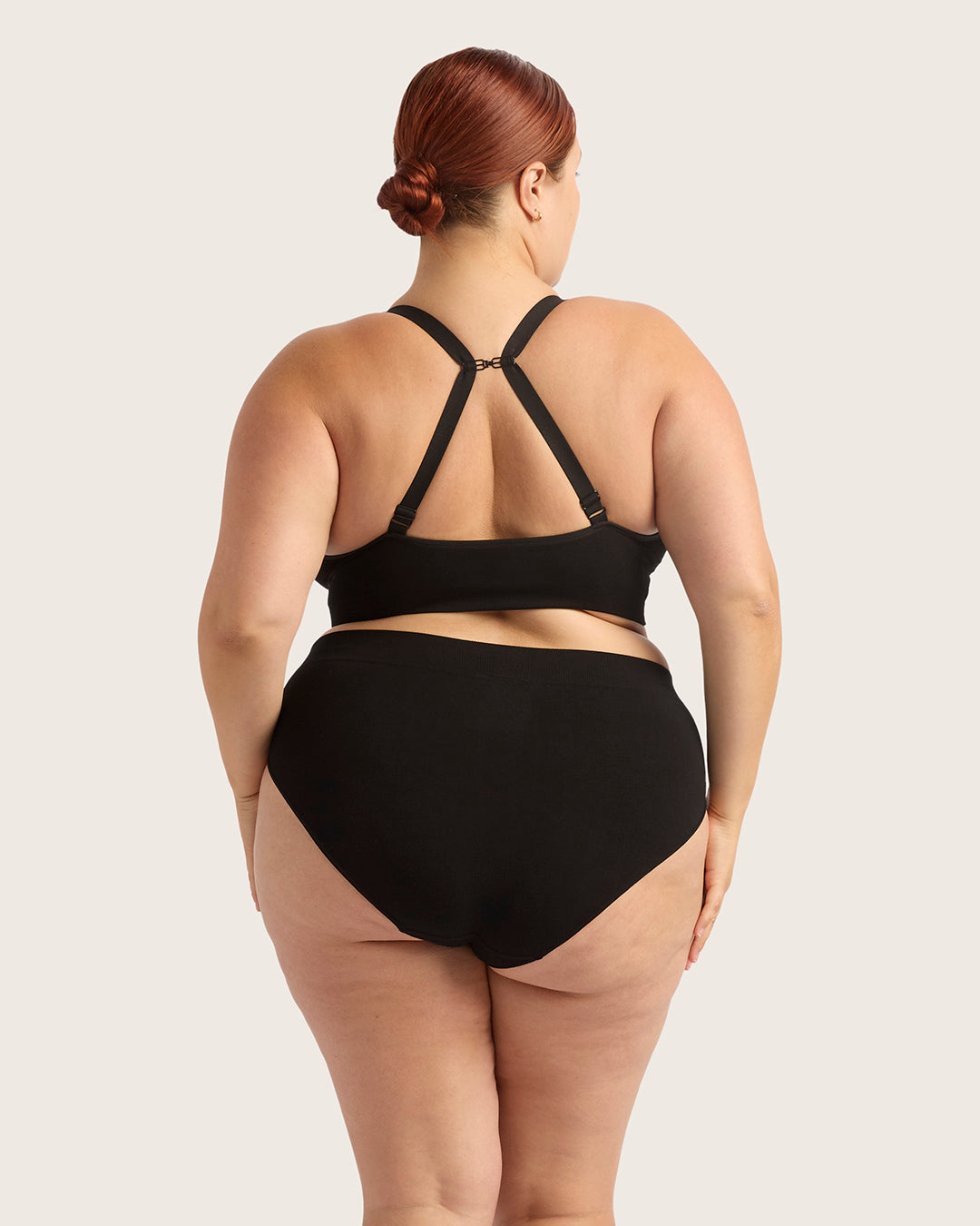 Wireless Full Bust T-Shirt Bra - Black