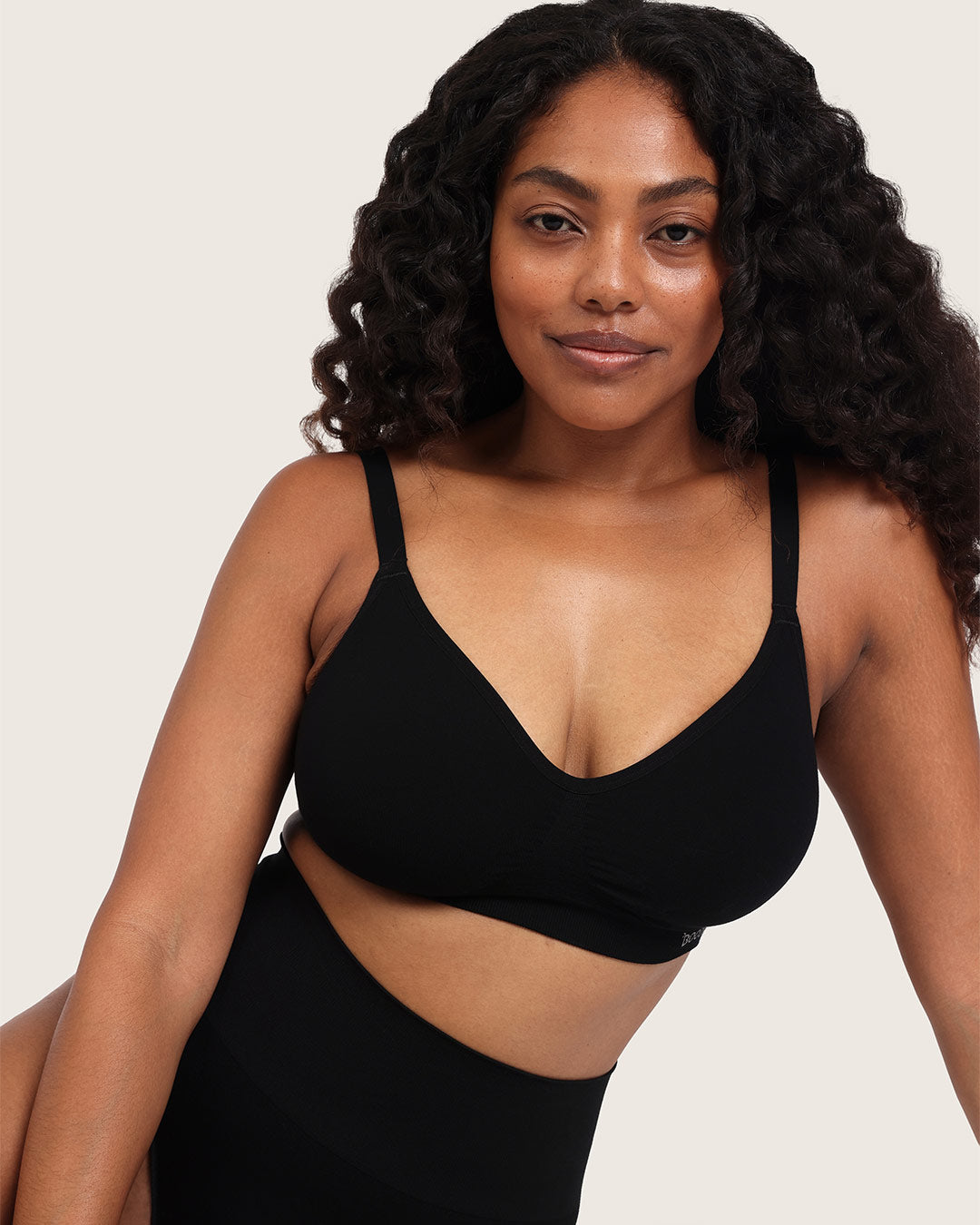 Shaper High Cut Full Briefs - Black