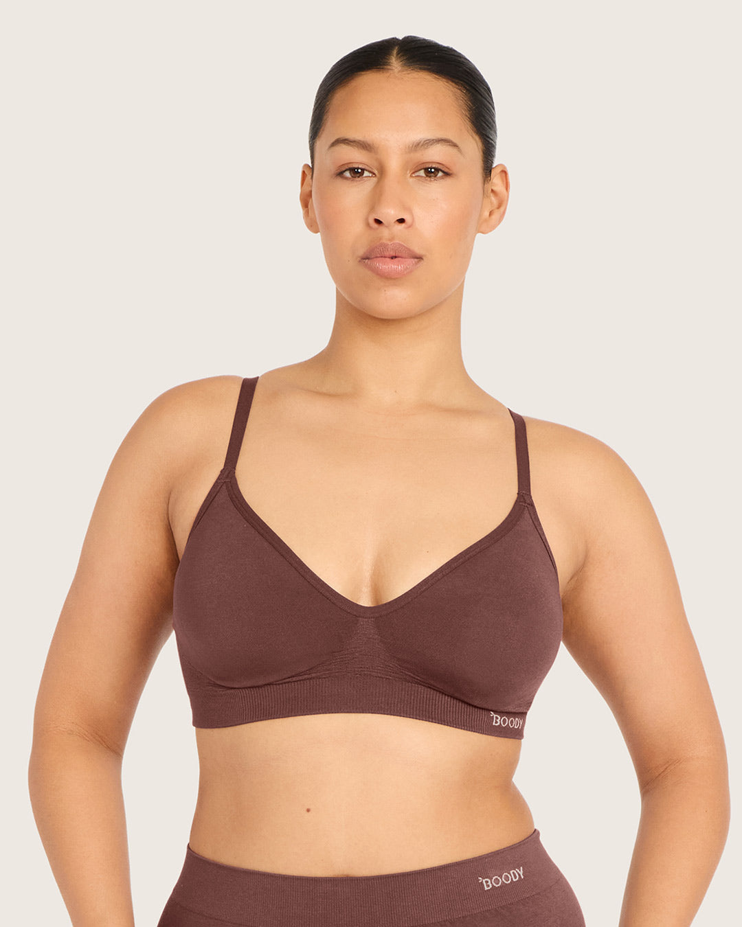 Wireless T-Shirt Bra - Espresso