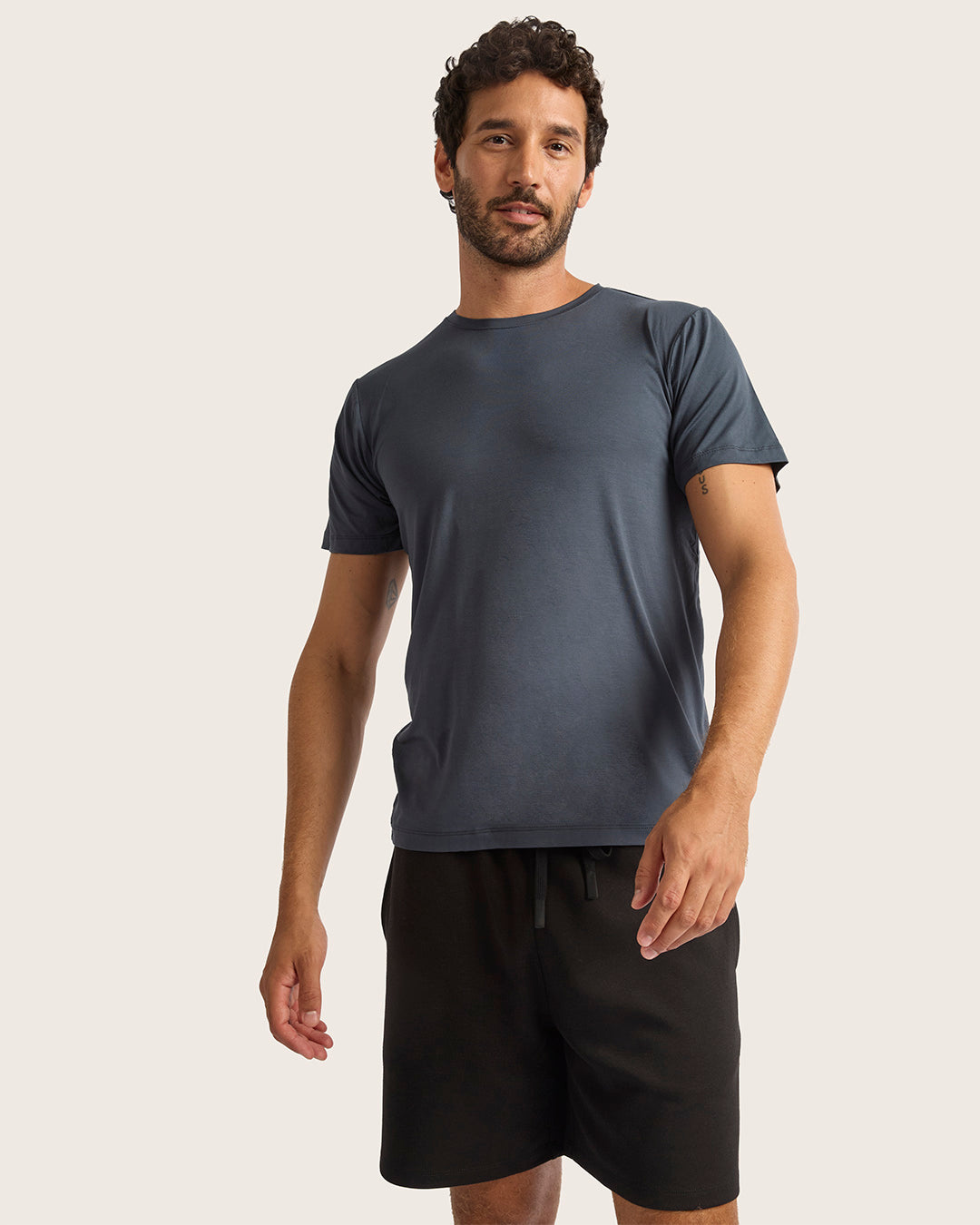 Men's Base Layer Crew Neck T-Shirt - Storm