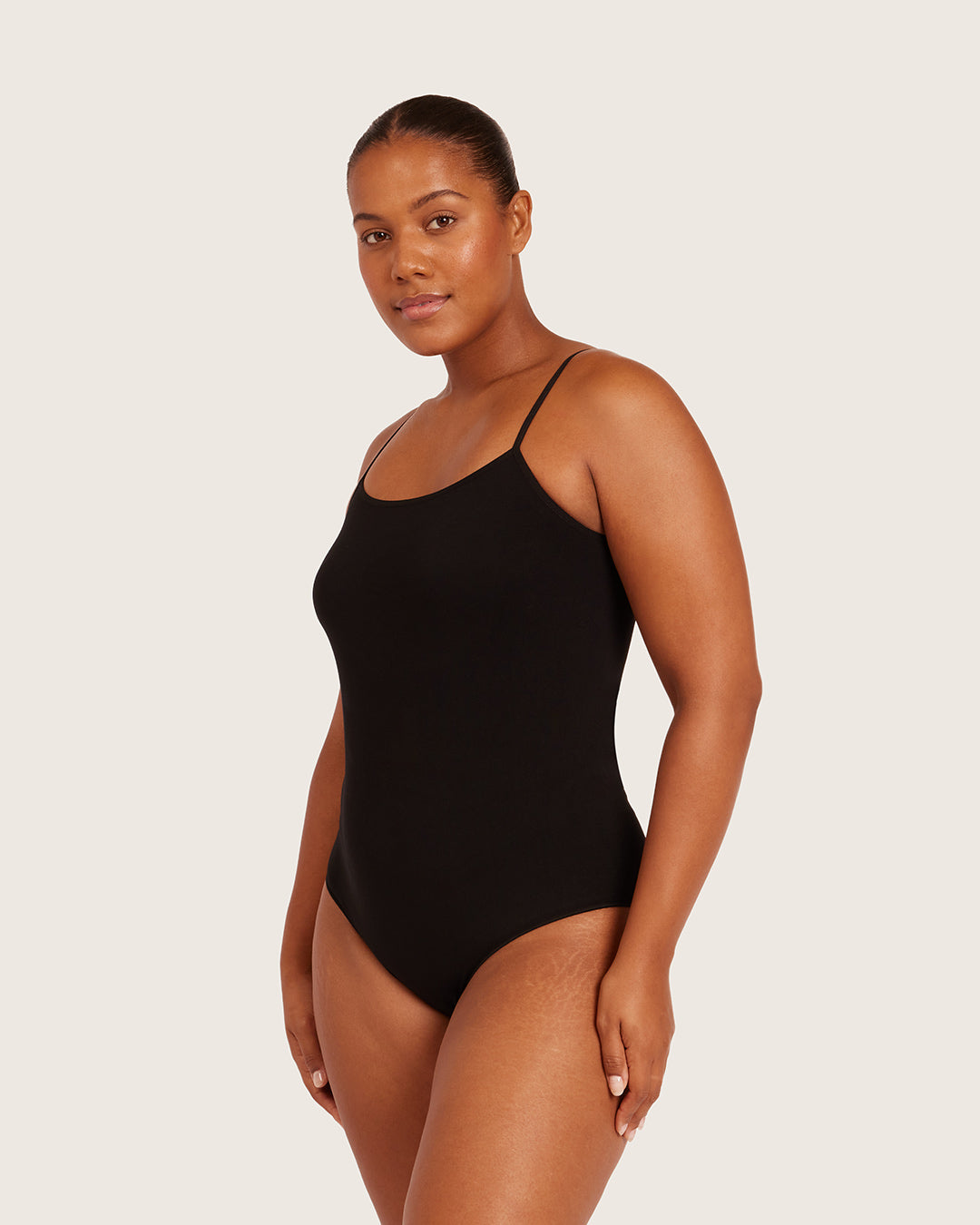 Base Layer Cami Bodysuit - Black