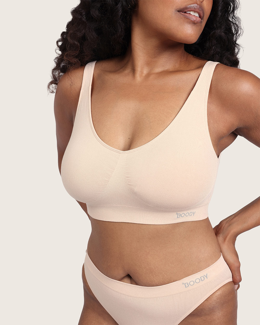 Seamfree Padded Crop Bra - Shell
