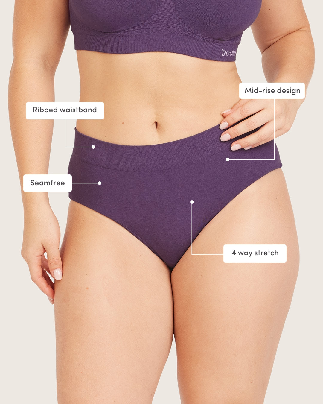 Midi Briefs - Amethyst