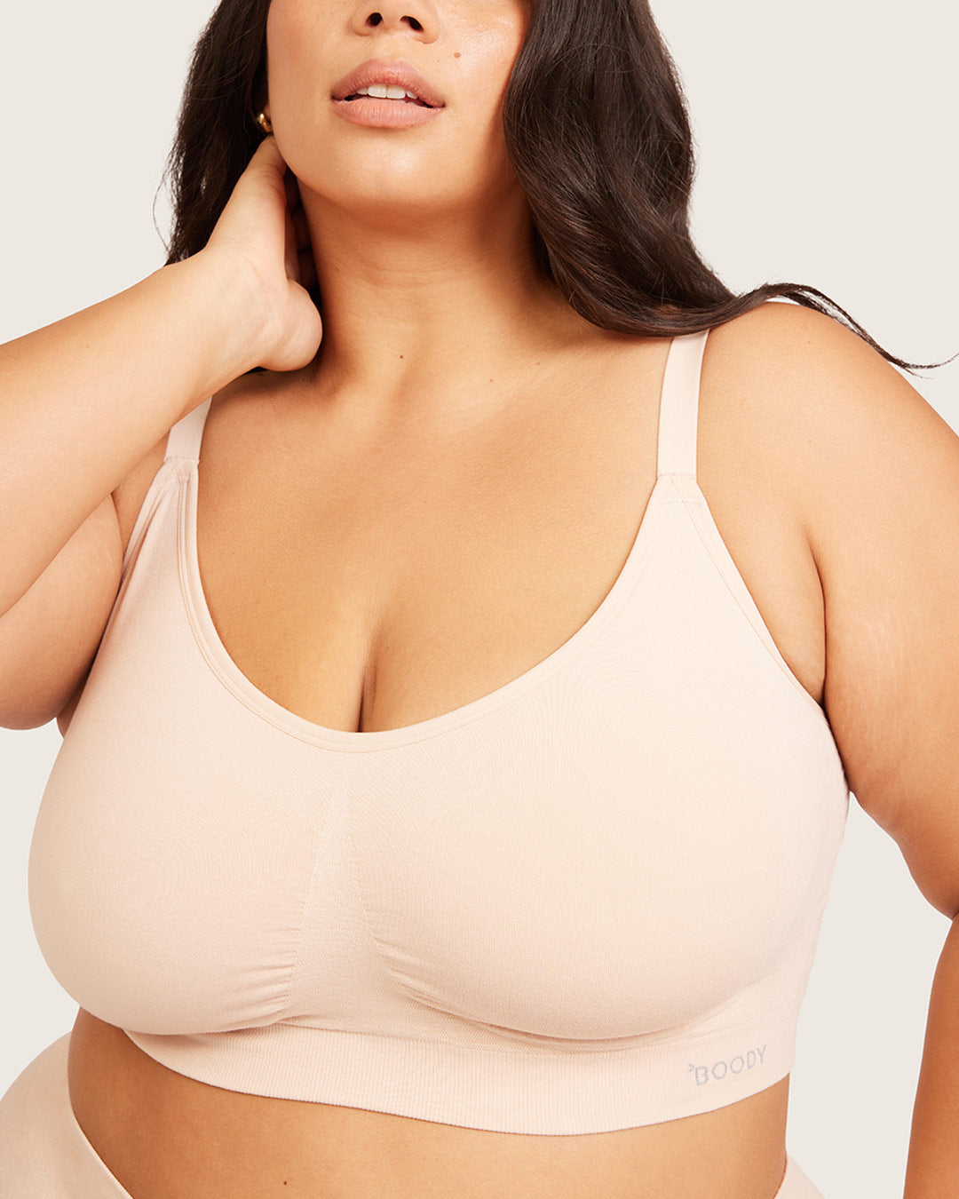 Full Bust Wireless Bra - Shell