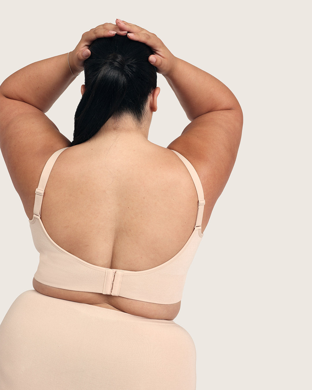 Wireless Low Back Bra - Shell