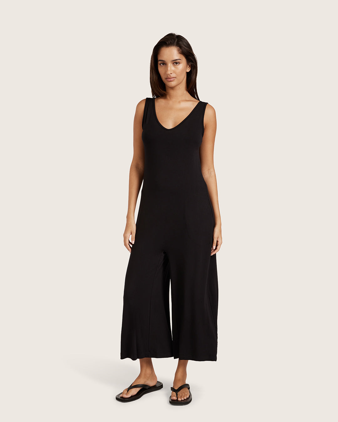 Long Jumpsuit - Black