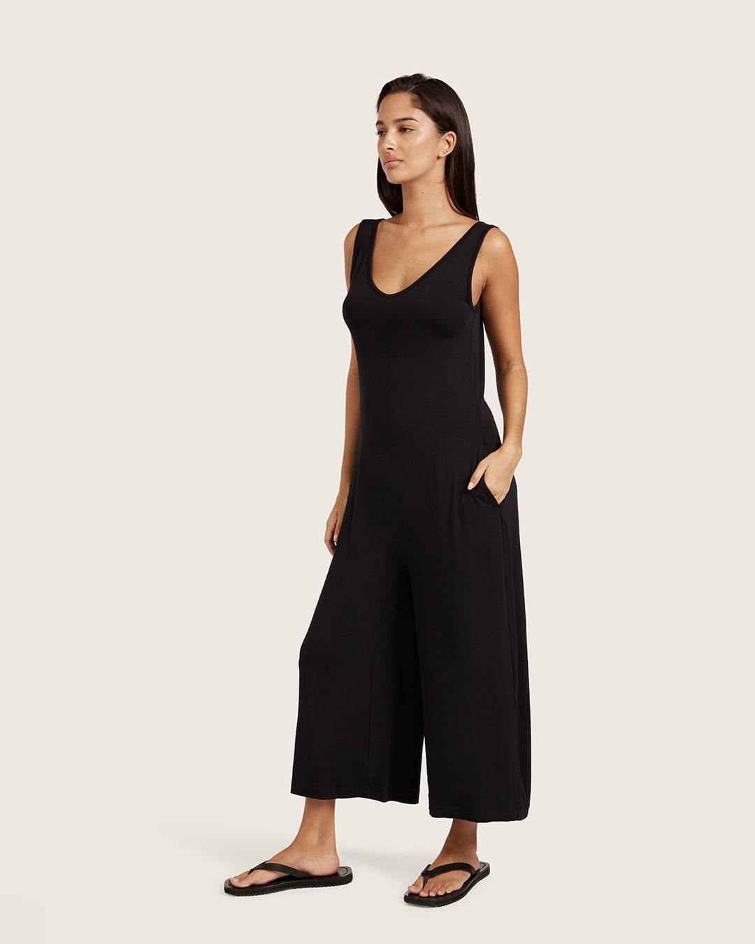 Long Jumpsuit - Black