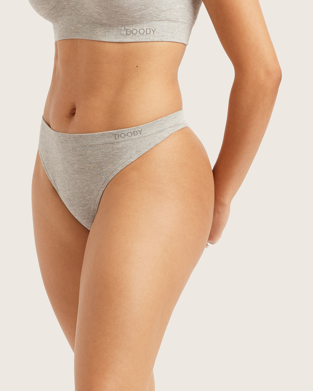 G-String - Light Grey Marl