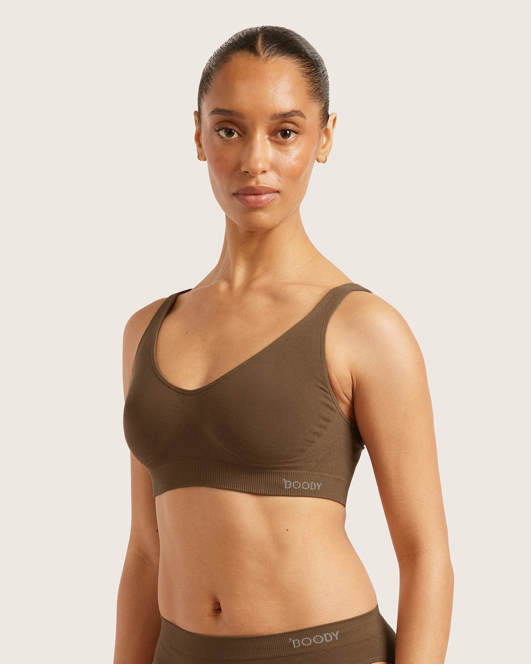 Seamfree Crop Bra - Clove