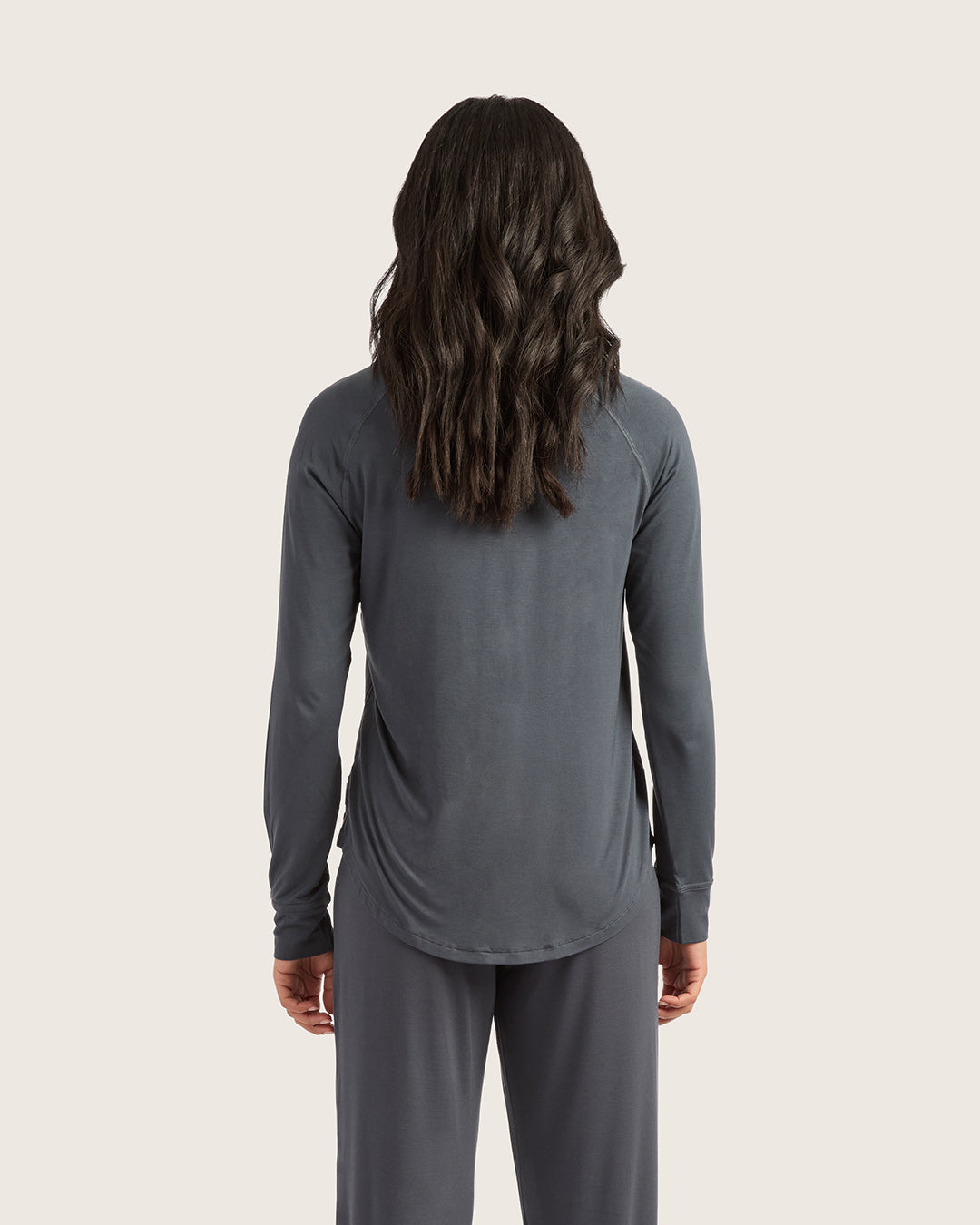 Goodnight Raglan Sleep Top - Storm