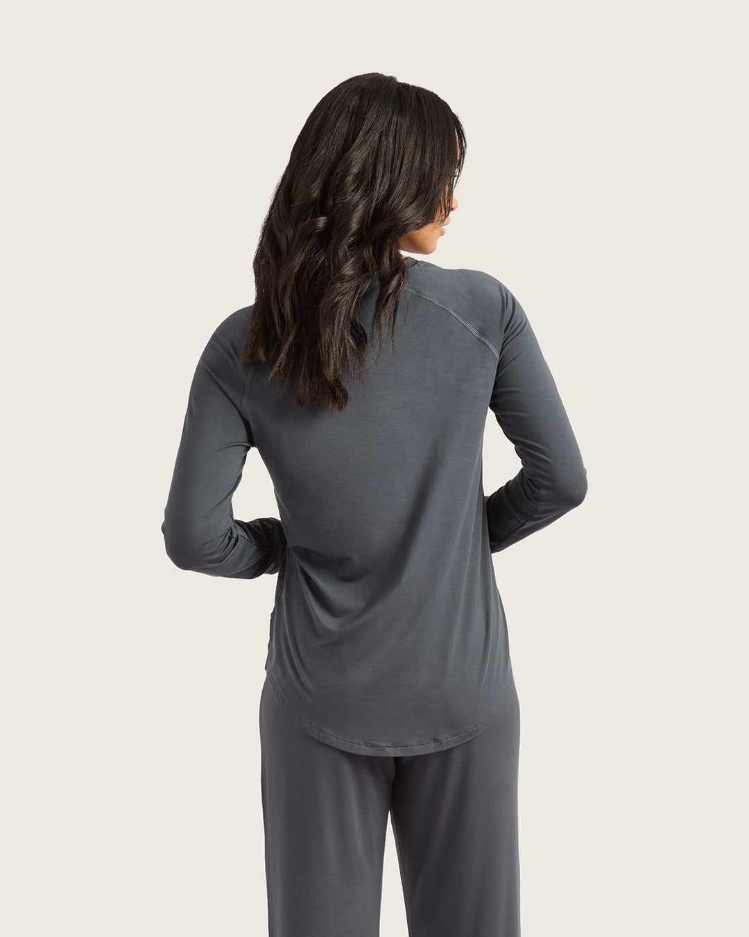 Goodnight Raglan Sleep Top - Storm