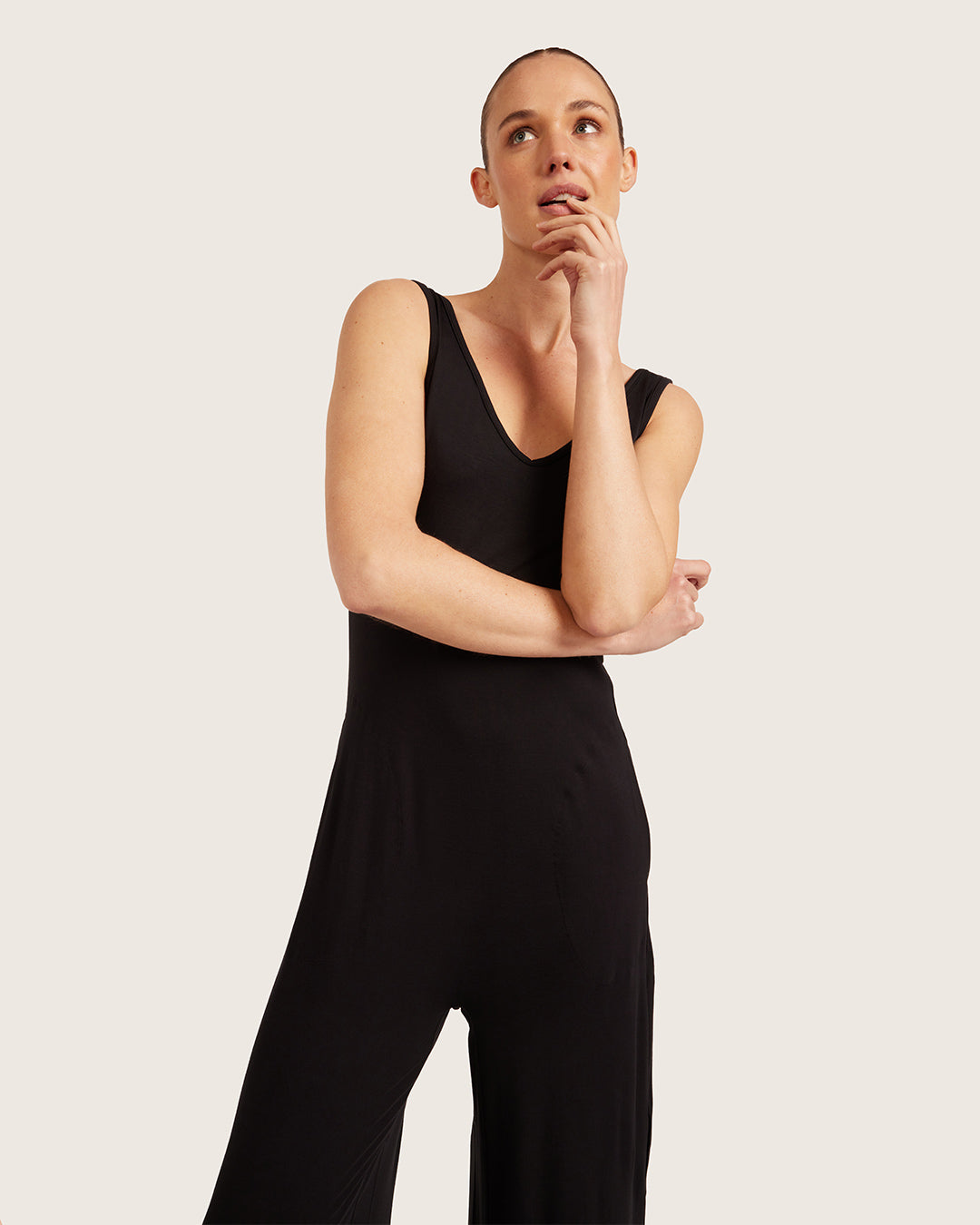 Long Jumpsuit - Black